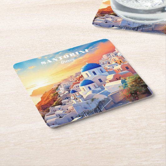 Papier Napkin Kartonnen Onderzetters (Schuin)