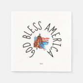 Papier Napkin: Onafhankelijkheidsdag Servet (Voorkant)