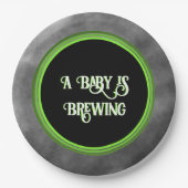 Papier Napkin Papieren Bordje (Voorkant)