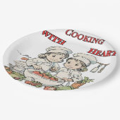 Papier Napkin Papieren Bordje (Gekanteld)