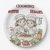 Papier Napkin Papieren Bordje (Voorkant)