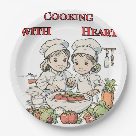 Papier Napkin Papieren Bordje (Voorkant)