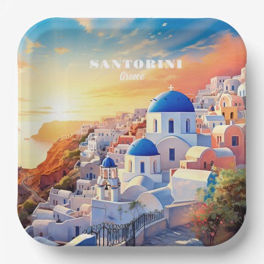 Papier Napkin Papieren Bordje (Voorkant)