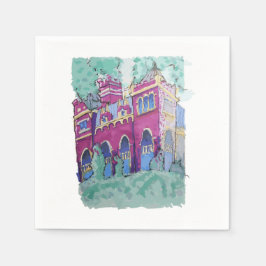 Papier Napkin Servet