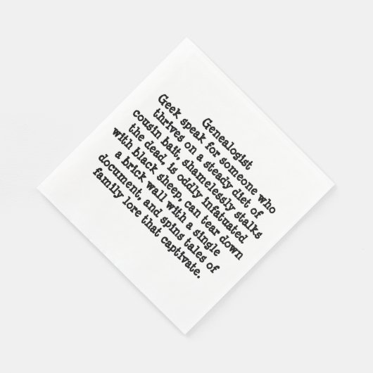 Papier Napkin Servet (Hoek)