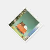 Papier Napkin Servet (Hoek)