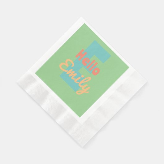 Papier Napkin Servet (Hoek)