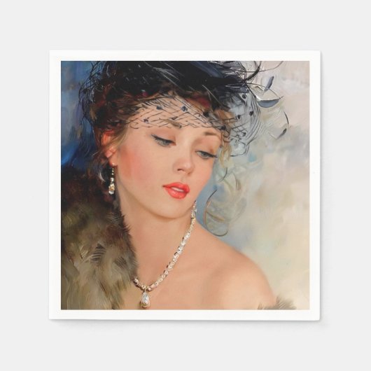 papier Napkin Servet (Voorkant)