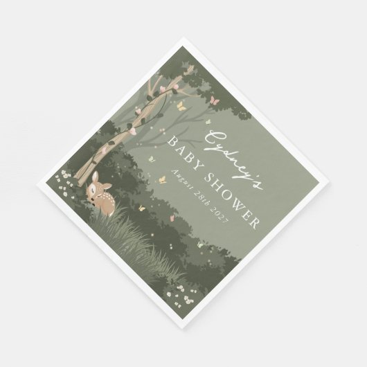 Papier Napkin Servet (Hoek)