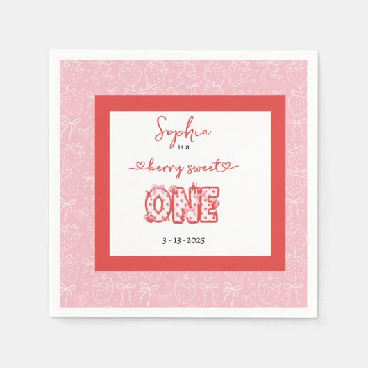 Papier Napkin Servet (Voorkant)