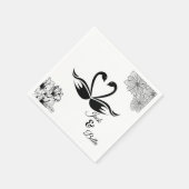 Papier Napkin Servet (Hoek)