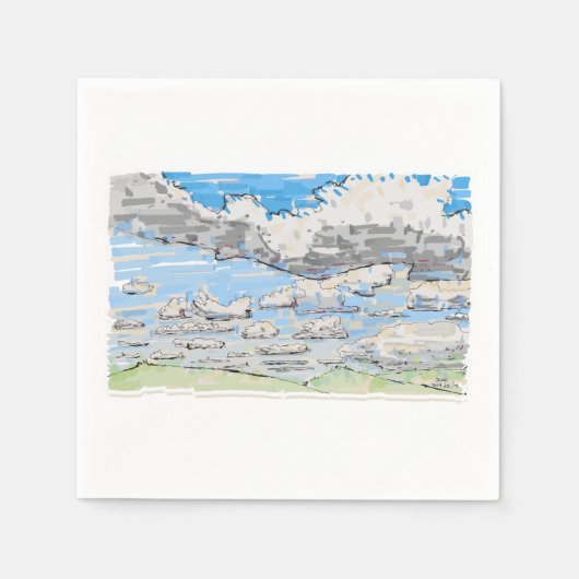 Papier Napkin Servet (Voorkant)