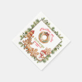 Papier Napkin Servet (Hoek)