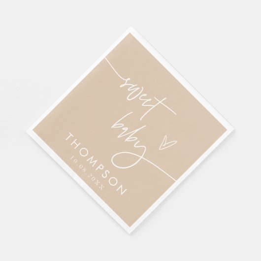 Papier Napkin Servet (Hoek)