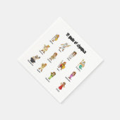 Papier Napkin Servet (Hoek)