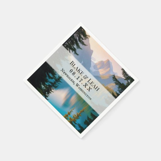 Papier Napkin Servet (Hoek)