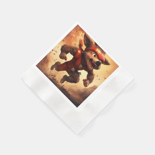 Papier Napkin Servet (Hoek)