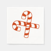 Papier Napkin - snoepriet Servetten (Voorkant)