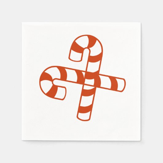 Papier Napkin - snoepriet Servetten (Voorkant)