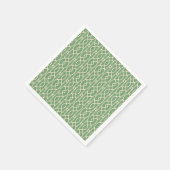 Papier Napkin - TRELLIS - GROEN Servet (Hoek)