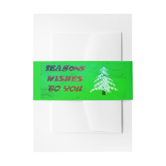 Papier Napkin Uitnodigingen Wikkel (Voorkant Voorbeeld)