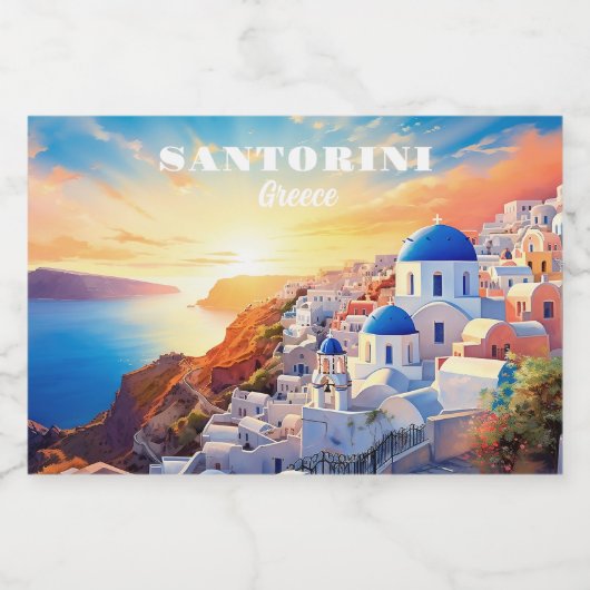 Papier Napkin Voedselcontainer Etiket (Enkel label)