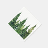 Papier Napkin - Waterverf bos Servet (Hoek)