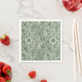 PAPIER NAPKIN : WILLIAM MORRIS : FLORALE MARIGOLDE SERVET (Insitu)