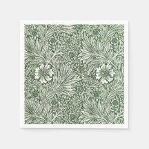PAPIER NAPKIN : WILLIAM MORRIS : FLORALE MARIGOLDE