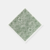 PAPIER NAPKIN : WILLIAM MORRIS : FLORALE MARIGOLDE SERVET (Hoek)