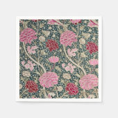 PAPIER NAPKIN : WILLIAM MORRIS : HET ONTWERP VAN D SERVET (Voorkant)