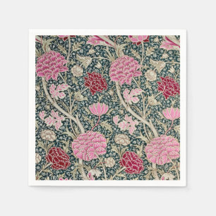 PAPIER NAPKIN : WILLIAM MORRIS : HET ONTWERP VAN D SERVET