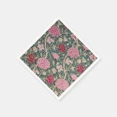 PAPIER NAPKIN : WILLIAM MORRIS : HET ONTWERP VAN D SERVET (Hoek)