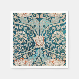 PAPIER NAPKIN : WILLIAM MORRIS : HONEYSUCKLE SERVET