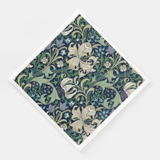 PAPIER NAPKIN : WILLIAM MORRIS : HONEYSUCKLE SERVET (Hoek)