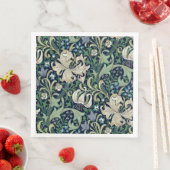 PAPIER NAPKIN : WILLIAM MORRIS : HONEYSUCKLE SERVET (Insitu)