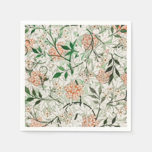 PAPIER NAPKIN : WILLIAM MORRIS : JASMINE SERVET (Voorkant)