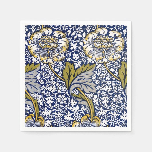 PAPIER NAPKIN : WILLIAM MORRIS : KENNET SERVET (Voorkant)