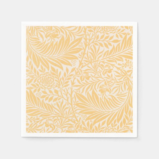 PAPIER NAPKIN : WILLIAM MORRIS : LARKSPUR SERVET (Voorkant)