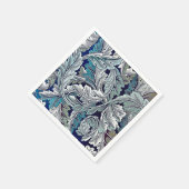 PAPIER NAPKIN : WILLIAM MORRIS : LEAVES DESIGN SERVET (Hoek)