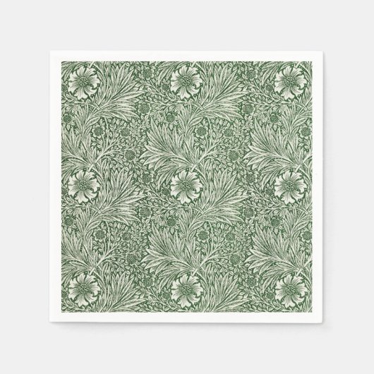 PAPIER NAPKIN : WILLIAM MORRIS : MARIGOLDEN SERVET (Voorkant)