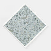 PAPIER NAPKIN : WILLIAM MORRIS : OWL & PHEASANT SERVET (Hoek)