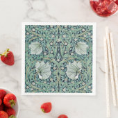 PAPIER NAPKIN : WILLIAM MORRIS : PIMPERNEL SERVET (Insitu)