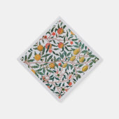 PAPIER NAPKIN : WILLIAM MORRIS : POMEGRANATEN SERVET (Hoek)