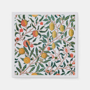PAPIER NAPKIN : WILLIAM MORRIS : POMEGRANATEN SERVET