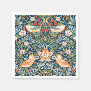 PAPIER NAPKIN : WILLIAM MORRIS STRAWBERRY THIEVY SERVET