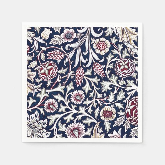 PAPIER NAPKIN : WILLIAM MORRIS : TRENT SERVET (Voorkant)