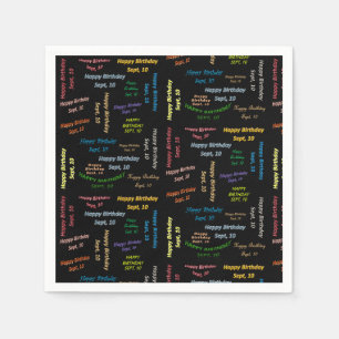 Papier Napkins, 10 september Servet