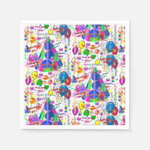 Papier Napkins April, 2 Birthday Servet