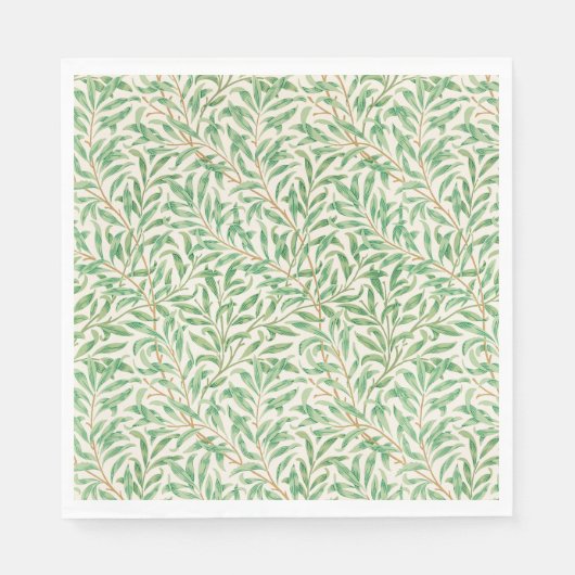 Papier Napkins Art Nouveau Willow Bough Pattern Servet (Voorkant)